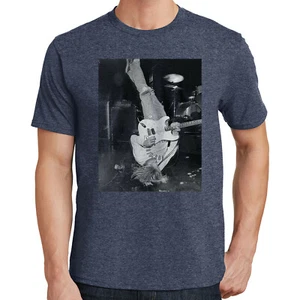 T-shirt chitarra Kurt Cobain Head Spin Nirvana anni '90 vecchia scuola musica rock fantastica 33 - Foto 1 di 6