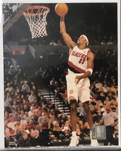 (De colección) Trailblazers (HOF) #33 Scottie Pippen (foto de acción a color 8x10) - Imagen 1 de 1