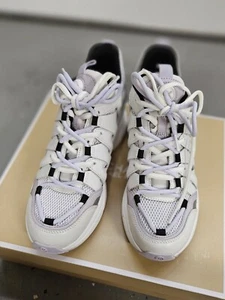 Michael Michael Kors Hero Trainer Size 7M Net Mesh Overlay in Lavender Mist - Picture 1 of 10