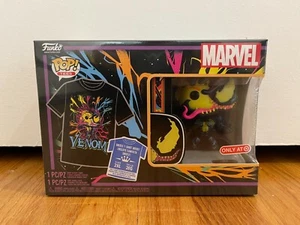 ✅New Funko Pop! Tees Collector's Box: Eddie Brock Venom & 2XL T-shirt Blacklight - Picture 1 of 2