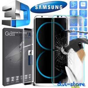 Pellicola Vetro Temperato Curvo 3D per Samsung Galaxy S8 S9 PLUS Proteggischermo - Zdjęcie 1 z 1