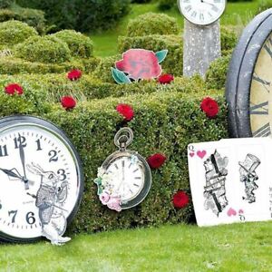 Alice in Wonderland Party Props | XL Wedding Decorations Mad Hatters Card x8