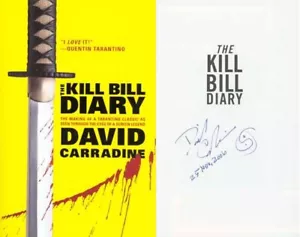 David Carradine - actor - libro firmado - certificado de autenticidad (24302) - Imagen 1 de 1