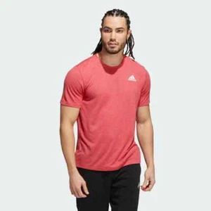 Adidas Aeroready designed to move heathered training top (GR0511) - adult M - Picture 1 of 3