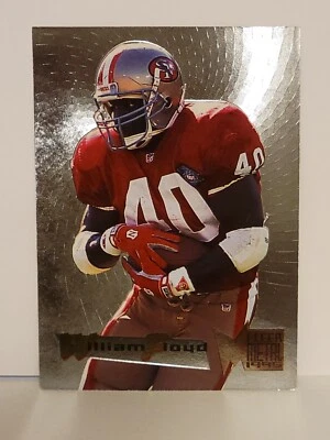 1995 Fleer Metal Silver Flashers #17 WILLIAM FLOYD - San Francisco 49ers-NM/Mint - Image 1 of 2