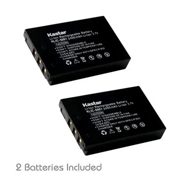 2x Batería Kastar para Kodak KLIC-5001 EasyShare DX6490 DX7440 DX7590 DX7630 P712 Foto 1 de 4