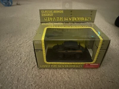 Classic Armor Diecast WW11 German Type 166 Schwimmwagen  1/48 Scale - Image 1 of 2
