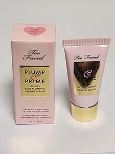 Too Faced Plump Prime Primer Serum 7 ml 0.24 oz Travel Size Mini - Picture 1 of 3