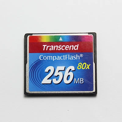 Transcend 256 MB CompactFlash Card 80X CF Card 256MB High Speed Memory Card - Image 1 of 3