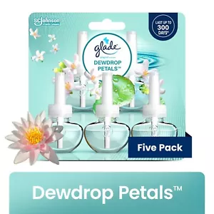 Glade PlugIns Nachfüllpack Lufterfrischer, Tautropfen Blütenblätter, 1,34 oz, 5 Stück - Bild 1 von 10
