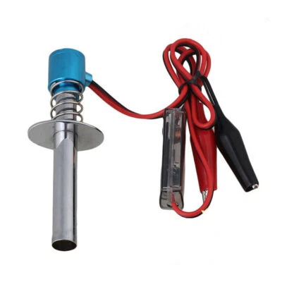 Encendedor de arranque electrónico de bujía incandescente de 6-12 V + cargador para coche de radiocontrol Nitro de 1/8 1/10 HSP Foto 1 de 4