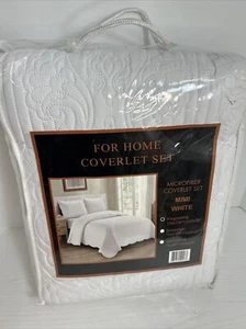 Home Collection 3pc King/Cal King Over Size Luxury Embossed Solid White - Picture 1 of 3