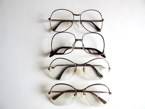 Konvolut 4 Vintage Damen Metall Brillengestelle Luxottica, Shane Michael usw. - Bild 1 von 5
