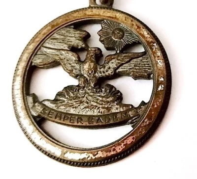 TEATRO LA FENICE VENEZIA medaglia ciondolo vintage argento 800 ex portachiavi - Immagine 1 di 4