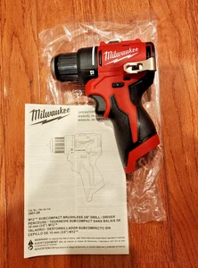 Milwaukee M12 12V 3/8" Subcompact Brushless Drill/Driver 3401-20 (Tool Only) NEW - Picture 1 of 4