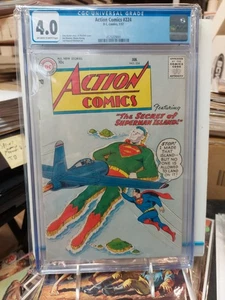Action Comics 1957 DC Comics 224 clasificación CGC 4,0 - Imagen 1 de 5