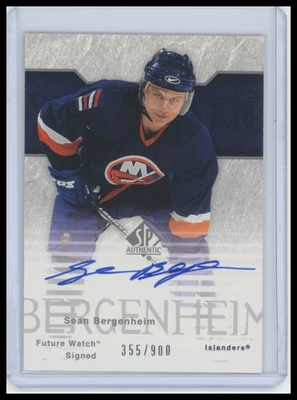 2003-04 SP Authentic #152 Sean Bergenheim #/900 - Image 1 of 2