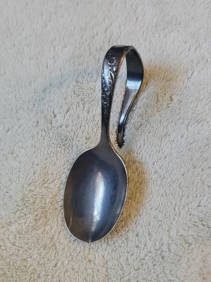 Vintage - Antigo prato Tudor Oneida colher de bebê comunitária, fresco, bom! - Imagem 1 de 4