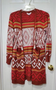 No Boundaries Damen Long Strickjacke Langarm Pullover vorne offen Gr. L - Bild 1 von 6