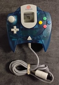 OEM SEGA Dreamcast Translucent Blue Controller