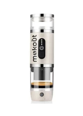 Macchinetta da caffè Portatile Mokout 3in1 capsule o macinato Con Cappuccinatore - Immagine 1 di 4