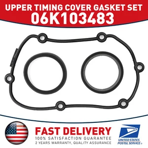 NEW Upper Timing Cover Gasket Set For Audi A4 Q5 VW Jetta Golf MK7 1.8T 2.0T - Picture 1 of 9