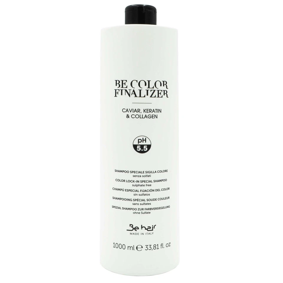 BE HAIR Be Color Finalizer Caviar, Keratin & Collagen 1000 ml Farbfinish-Shampoo