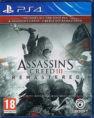 PS4 Spiel Assassin's Creed 3 III Remastered & Liberation Remastered NEUWARE