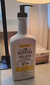 J.R. Watkins Body Lotion Daily Moisturizing 99% Natural Lemon Cream Scent 18 Oz - Picture 1 of 1