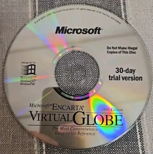Microsoft Encarta Virtual Globe (Disc Only) PC CD-ROM Computer Software - Bild 1 von 2