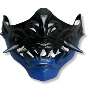 Oni Devil Japanese Cosplay Mask Samurai Devil Warrior Ghost Mask Cosplay Masquer - Picture 1 of 1
