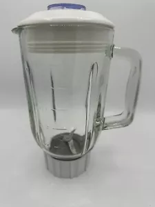 Black & Decker BL2010 Mixer Glas Krug Glas 5 Tassen 42 Unzen mit Deckel und Klingen - Bild 1 von 8