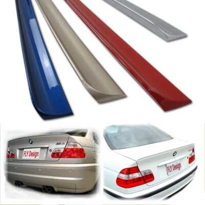 Spoiler Auto Compatibile Con BMW E46, I Del Spoiler Di Serie, In Titanio Argento - Immagine 1 di 4