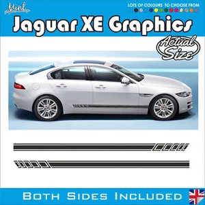 Calcomanías adhesivas gráficos 009 Jaguar XE XF laterales personalizadas rayas R Sportbrake - Imagen 1 de 4