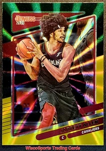 2021-22 Jarrett Allen Panini Donruss GREEN & YELLOW LASER HOLO #131 Cavaliers - Bild 1 von 5