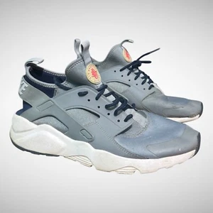 Huarache Shoes Mens 10 Gray Pre Owned Nike Sneakers No Laces Stained  - Picture 1 of 8