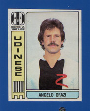 1981/82 PANINI FOOTBALLERS FIGURE N.305 ANGELO ORAZI REC/REMOVED