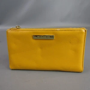 Katie Loxton Leather Wallet 4.25" x 7.25" Pocketbook Mustard Alise Clutch Purse - Imagen 1 de 5