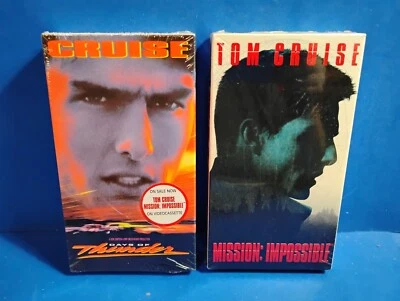 Mission: Impossible & Days Of Thunder VHS TOM CRUISE NEW Factory Sealed  - Image 1 of 4