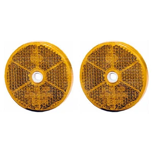 Reflector trasero: reflector amarillo conjunto: HELLA 8RA 002 014-872 - Imagen 1 de 2