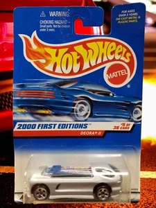 2000 Hot Wheels First Editions 5/36 Deora II Silver Car 24369 - Picture 1 of 2