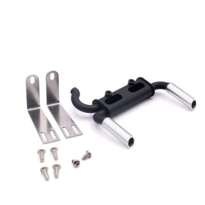 KYX Dual Exhaust Pipe Tail Pipe SCX10 ii  Body TRX-4 Defender Bronco Body - Image 1 of 4