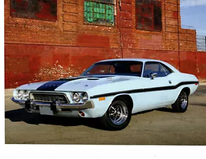 Dodge Challenger 1974 ~ gran imagen de calendario / foto / anuncio - Imagen 1 de 1