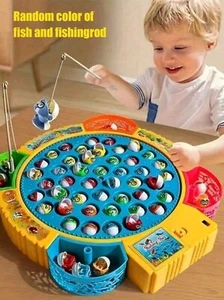 Magnetic Fishing Game Board Toy - Fun Fish Catch Play Set for Kids - 24 Fish - Picture 1 of 5