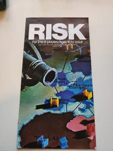 59-80 Parker Brothers RISK  Board Game Replacement Pieces Instructions Pamphlet - Picture 1 of 4
