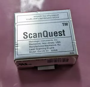 NEW Metrologic ScanQuest IS4120 5V Bar Code Laser Scanner with Ribbon Cable - Picture 1 of 3