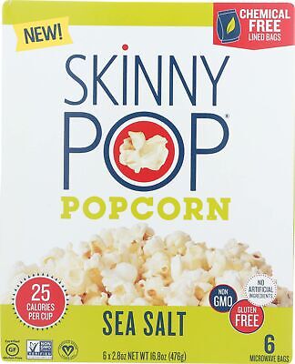 Skinny Pop Sea Salt Microwave Popcorn 16.8 OZ • 10.14€