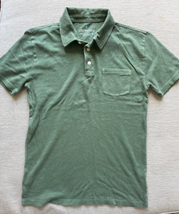 $39 J.Crew Crewcuts 100% Cotton Green t-shirt button up - Picture 1 of 4