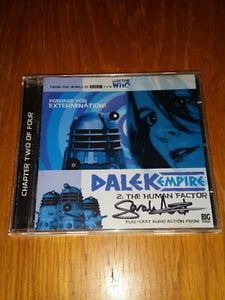 DOCTOR WHO DALEK EMPIRE 2 THE HUMAN FACTOR CD SIGNED (-1) - Picture 1 of 3