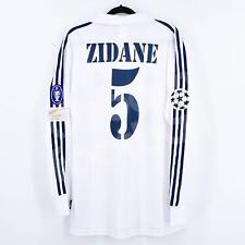 Real Madrid Zidane Football Shirt #5 2002-2003 Champion League Final Retrò New